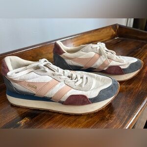 Gola Beige and colored Sneakers